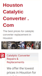 Mobile Screenshot of houstoncatalyticconverter.com
