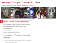 Tablet Screenshot of houstoncatalyticconverter.com